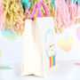 Personalised Rainbow Canvas Bag With Rope Handles, thumbnail 2 of 2