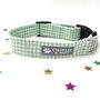 Green Dog Collar And Lead For Girl Or Boy Dogs, thumbnail 2 of 7