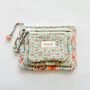 Posie Zip Pouch, Duck Egg, thumbnail 2 of 4