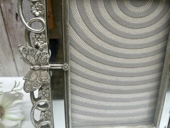 Silver Butterfly And Floral Photo Frame 6x4 Inch, 7 of 12