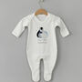 Personalised 1st Christmas Penguin Sleepsuit, thumbnail 1 of 2