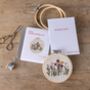 Flower Garden Embroidery Kit, thumbnail 2 of 2