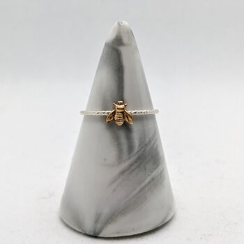 Minimalist Bee Ring, 2 of 2