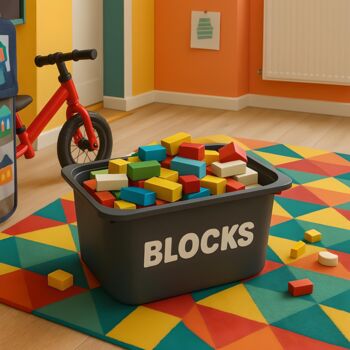 Custom Storage Decals, Kids Room Organisation, 7 of 10