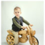 Hibba Classic Wooden Ride On And Rocking Trike, thumbnail 1 of 10