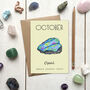 Birthstone Illustration Birthday Card, thumbnail 11 of 12