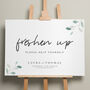 Botanical Wedding Cake Menu Sign 'Laura', thumbnail 4 of 9