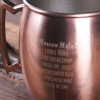 Personalised Moscow Mule Mug, 3 of 4