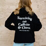 Surviving On Caffeine And Chaos Hoodie, thumbnail 2 of 3