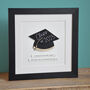 Personalised Wooden Graduation Cap Print – Class Of, thumbnail 3 of 4
