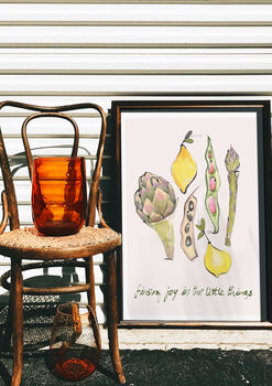 Finding Joy In The Little Things Illustrated Art Print, 2 of 6