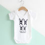 Bunny Family, Personalised Easter Babygrow Or T Shirt, thumbnail 3 of 4