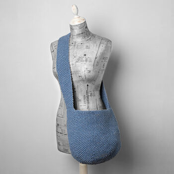 Moss Stitch Bag Easy Knitting Kit, 2 of 6