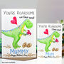 Personalised Dinosaur Mother's Day Card, thumbnail 5 of 7
