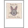 Personalised Rabbit New Baby Boy Or 1st Birthday Card, thumbnail 10 of 12