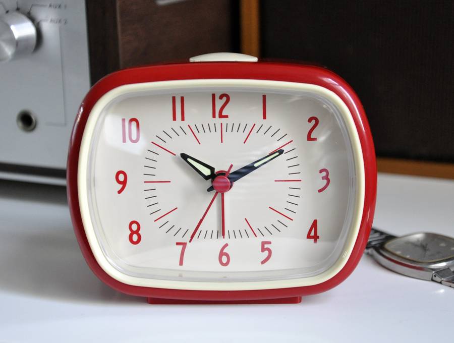 retro alarm clock by i love retro | notonthehighstreet.com