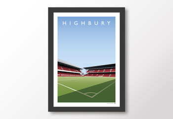 Arsenal Fc Highbury West Stand North Bank Poster, 8 of 8