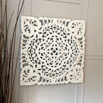 Large Square Ornate Wall Art, 4 of 5