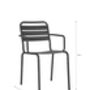 Pair Of Sage Green Garden Chairs, thumbnail 7 of 8