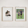 Anniversary Family Portrait Gift – Hand Drawn Watercolor Art Print, thumbnail 10 of 10