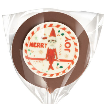 Pack Of Two Elf On The Shelf Plaque Lolly, 2 of 2