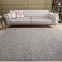 The Rugs Plain Grey Shaggy Rug, thumbnail 6 of 12