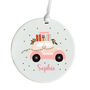 Cute Personalised Christmas And New Year Ceramic Ornament, thumbnail 2 of 5
