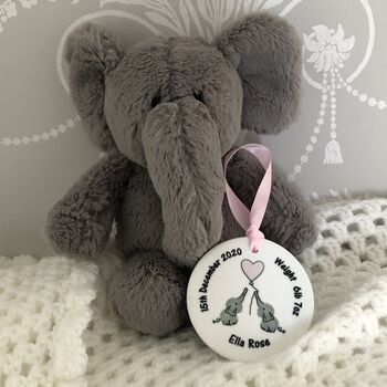 Personalised Welcome To The World New Baby Decoration, 3 of 7