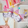 Happy Head Love Heart Personalised Cupcake Toppers, thumbnail 1 of 1