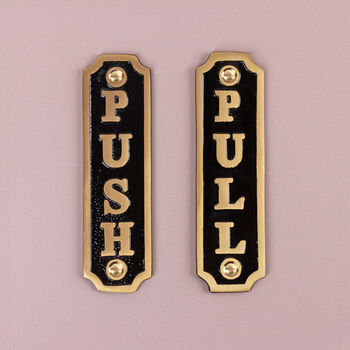 G Decor Premium Classic Pub Lacquered Black And Brass Door Sign Raised Letter Plaque For Indoor Or Outdoor Display, 4 of 10