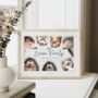 Personalised Hedgehog Family Print And Fun Quote, thumbnail 4 of 6