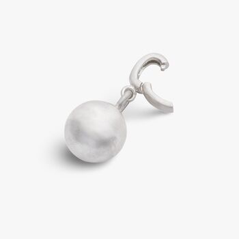 Mini Silver Bud Clip On Pendant, 3 of 5