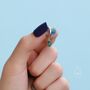 Extra Tiny Marquise Cz Huggie Hoop Earrings, thumbnail 8 of 12