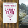 Personalised Summer House Metal Sign, thumbnail 3 of 7