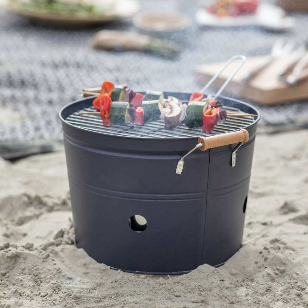 Round BBQ Bucket By all things Brighton beautiful