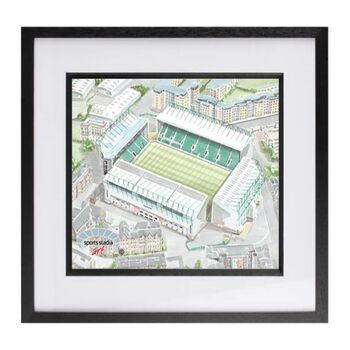 Hibernian Fc Easter Road Stadium Art Print, 3 of 3