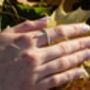 Sterling Silver Ball Bead Ring With Mini Bearded Dragon, thumbnail 2 of 10