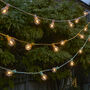 In Or Outdoor Festoon Lights In Pink, Teal Or Yellow, thumbnail 2 of 7