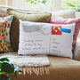 Personalised Double Sided Photo Postcard Cushion Cover, thumbnail 1 of 5