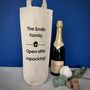 Open After Unpacking New Home Wine Bottle Bag, thumbnail 1 of 3