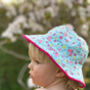 Personalised Children's Floral Summer Hat, thumbnail 2 of 2