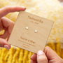 'You're A Star' Personalised Stud Earrings, thumbnail 1 of 8
