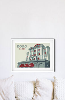 Koko Camden London Travel Poster Art Print, 2 of 6