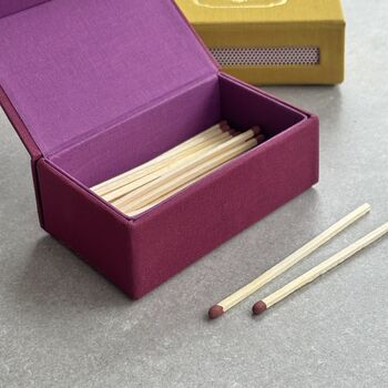Personalised Refillable English Handmade Matchbox, 10 of 10