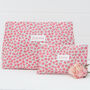 Personalised Wipe Clean Wash Bag And Jewellery Pouch, thumbnail 3 of 5