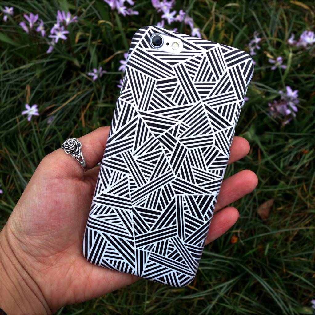 Monochrome Marks Phone Case By Lili Price Studio