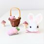 Easter Bunny And Carrot Hair Clips, thumbnail 1 of 1