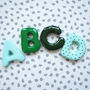 Personalised Handmade Name Garland With Flowers And Polka Dot Design, thumbnail 4 of 8