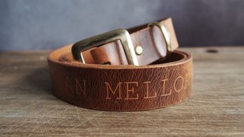 Personalised Name Leather Belt, 4 of 8