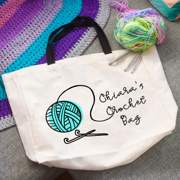 Personalised Crochet Bag, 6 of 8